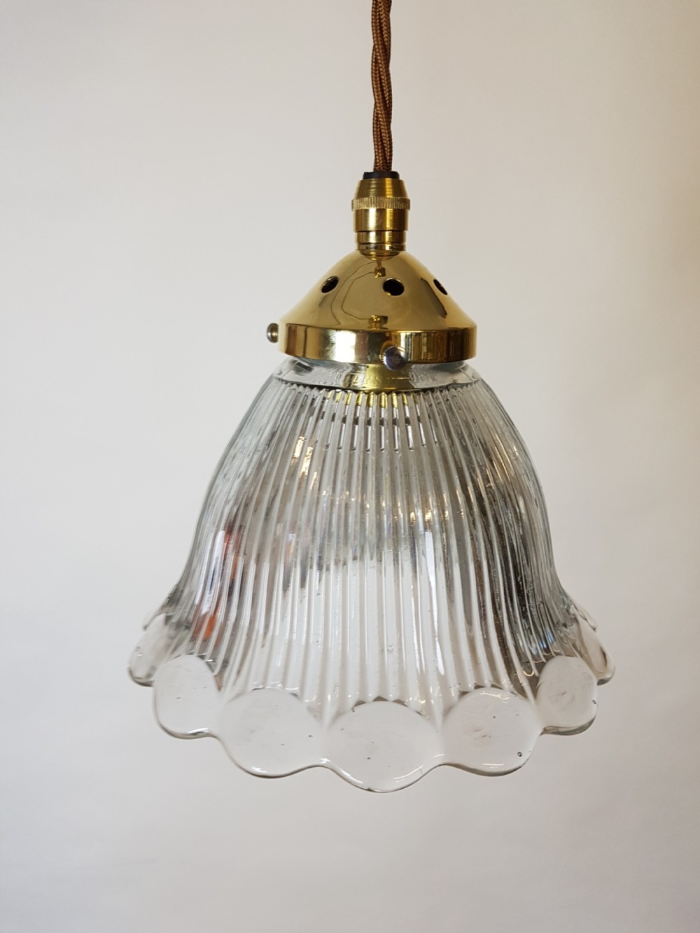 French Valleysthal Ceiling Pendant Light; Rewired  View IX