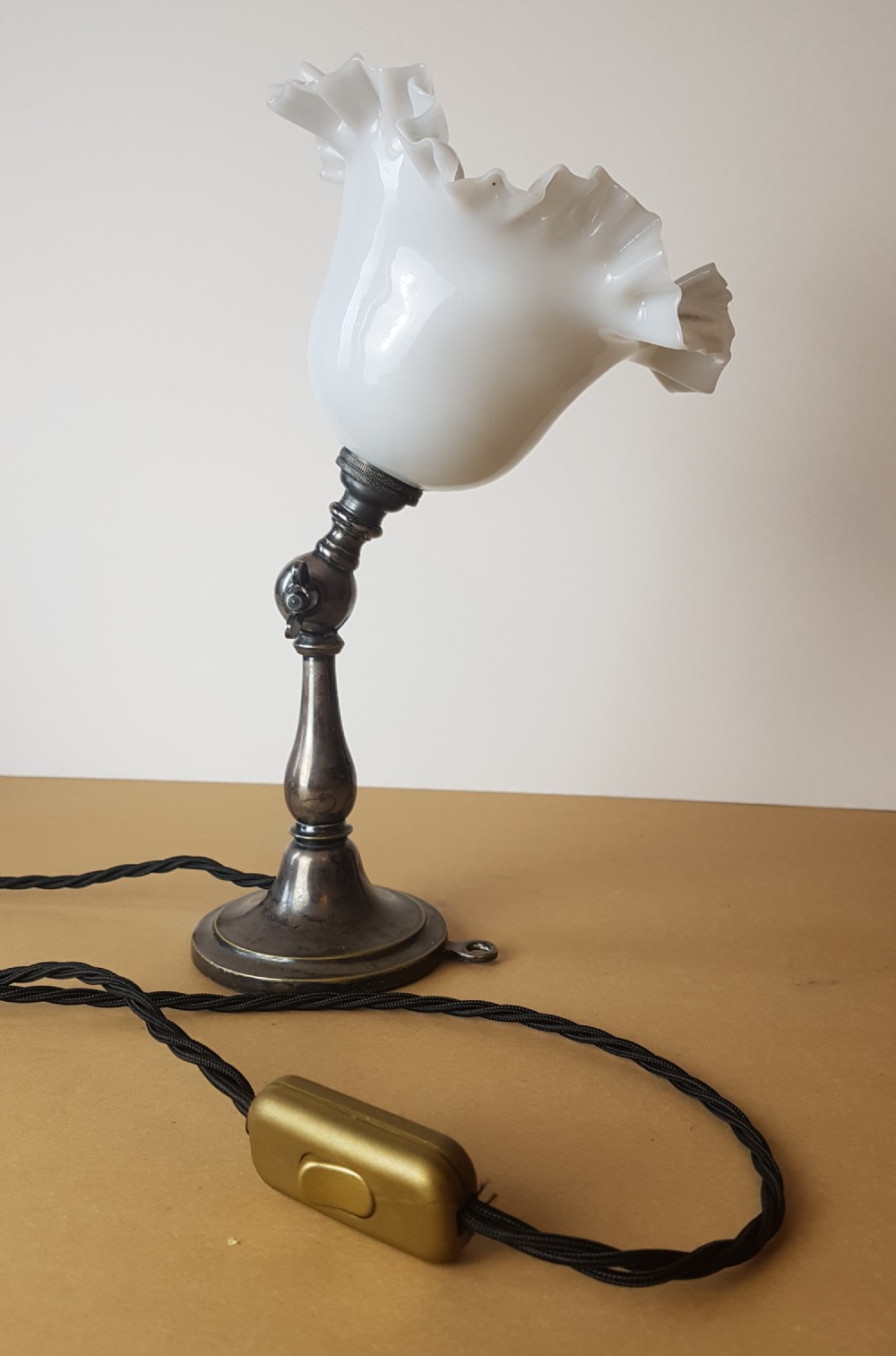 Small Adjustable Table Wall Pullman Lamp; Rewired and PAT tested 