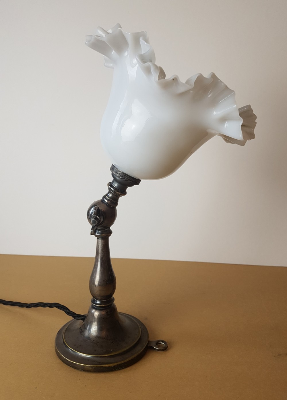 Small Adjustable Table Wall Pullman Lamp; Rewired and PAT tested  View II