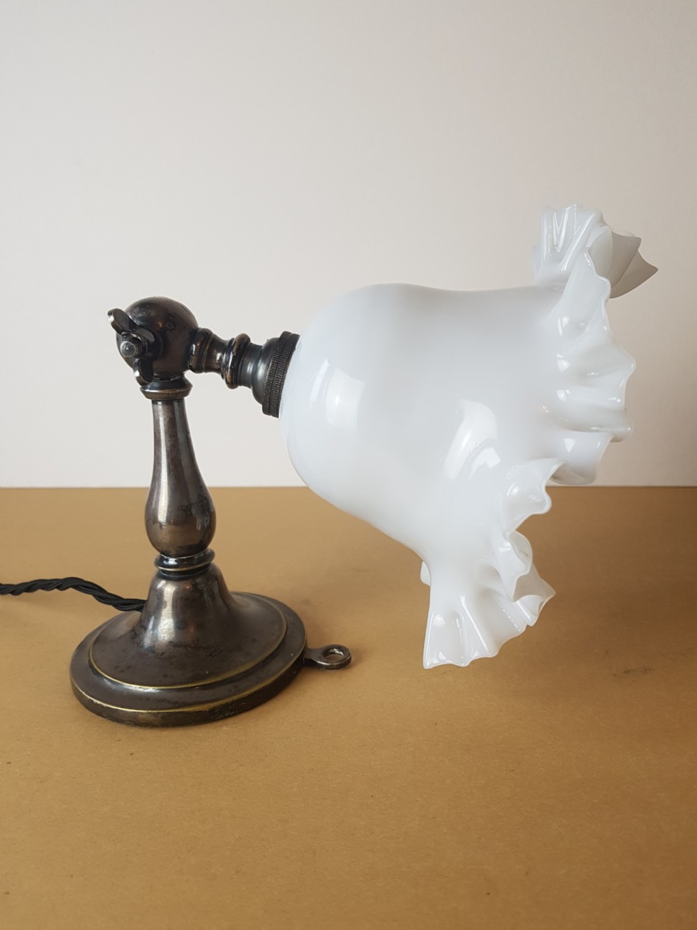 Small Adjustable Table Wall Pullman Lamp; Rewired and PAT tested  View III