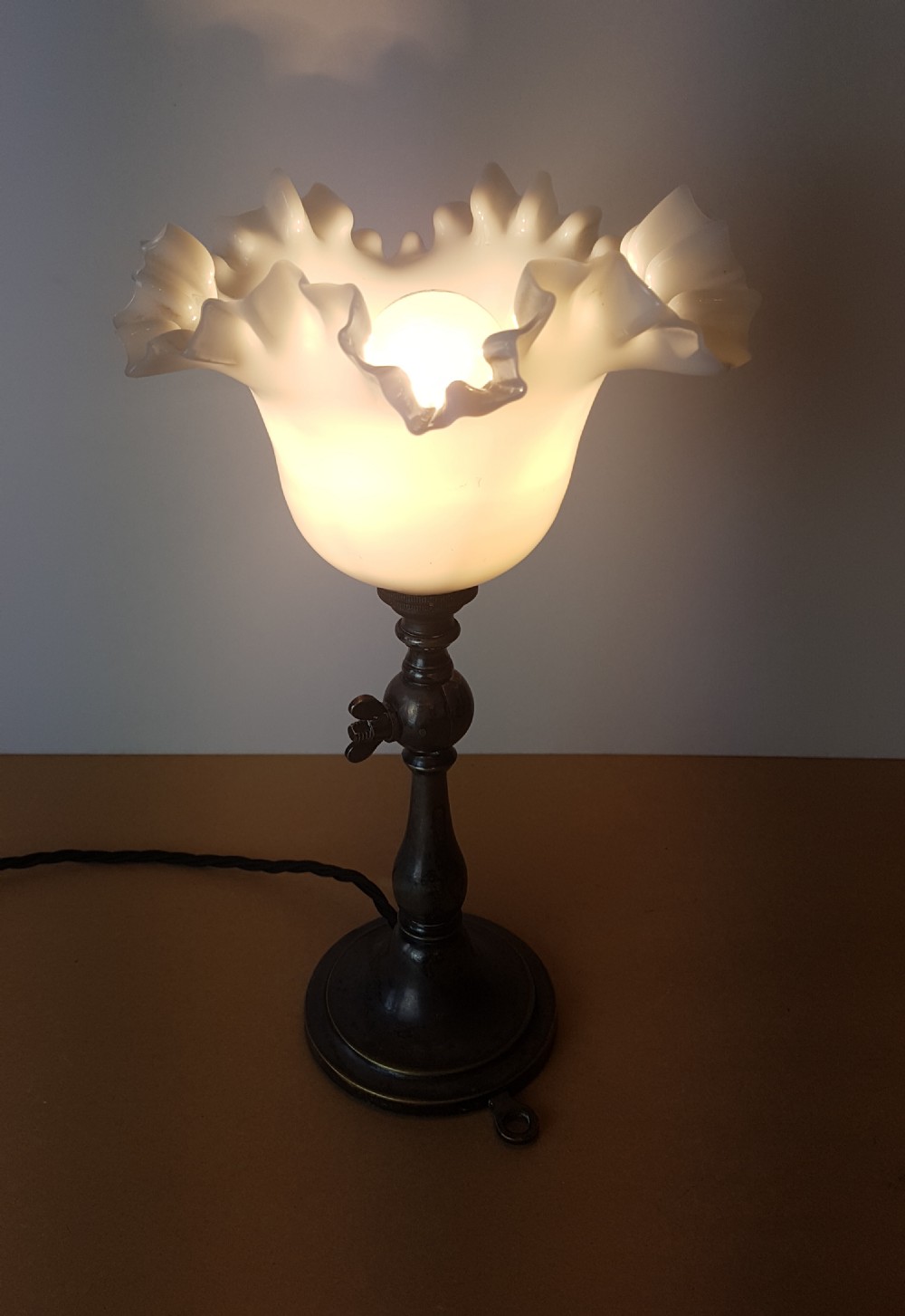 Small Adjustable Table Wall Pullman Lamp; Rewired and PAT tested  View VIII