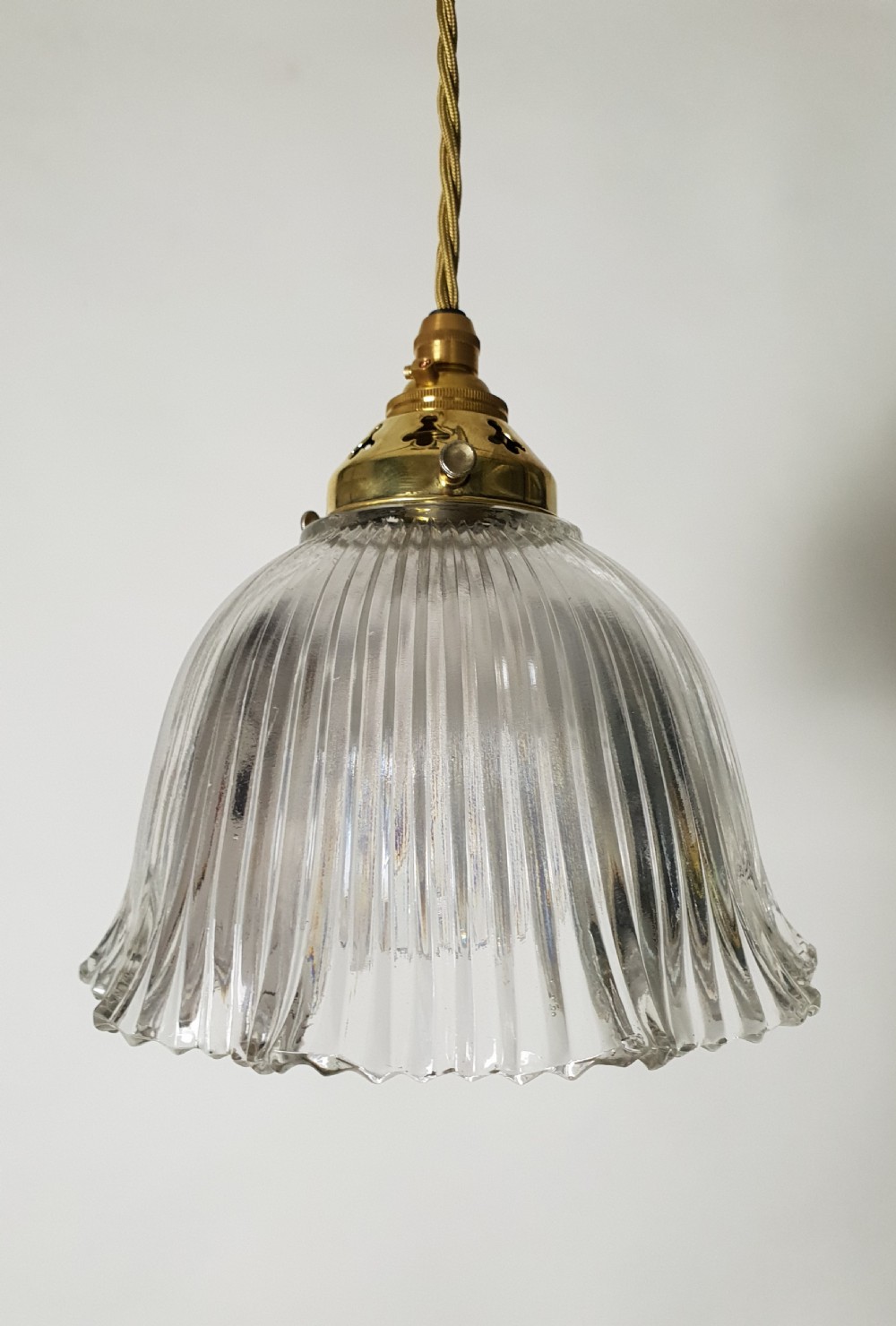 Pair of Holophane Ceiling Lights; Rewired  View IV