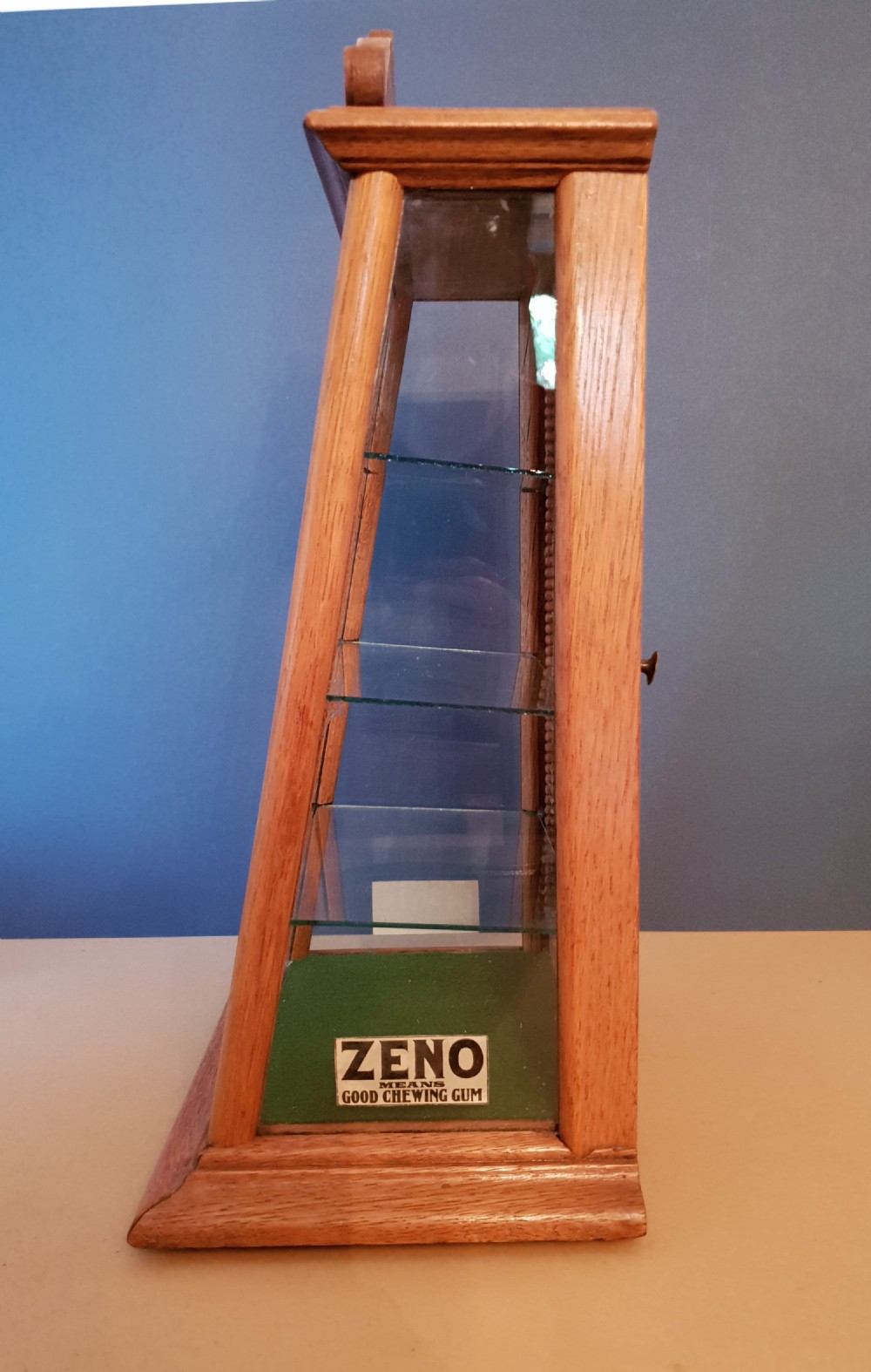 ZENO CHEWING GUM c1900 Display Case Cabinet  View VII