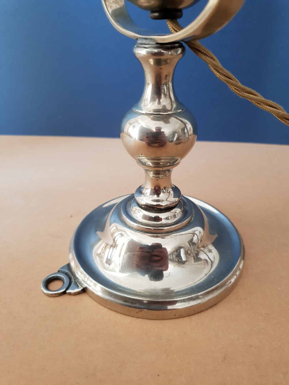 Chrome Pullman Wall or Table Lamp, Rewired and PAT tested  View VI