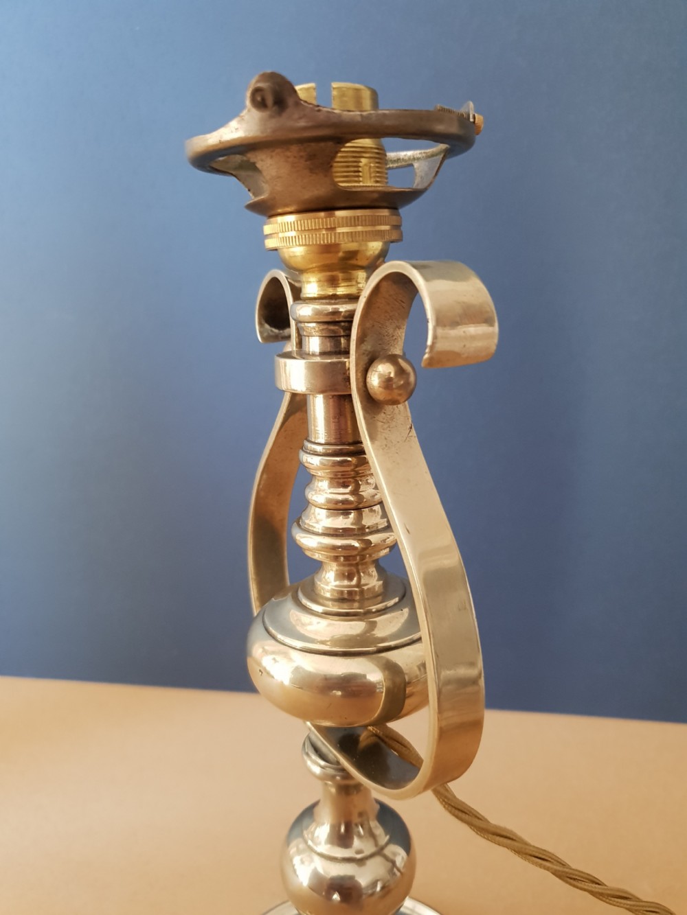 Chrome Pullman Wall or Table Lamp, Rewired and PAT tested  View VIII