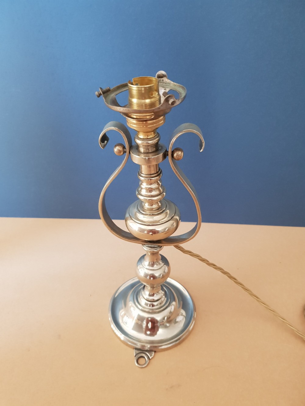 Chrome Pullman Wall or Table Lamp, Rewired and PAT tested  View X
