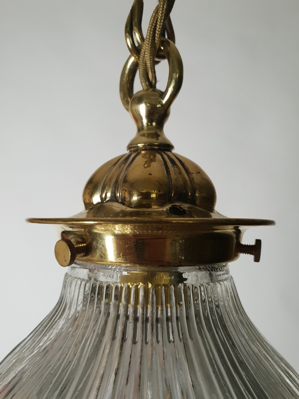 Holophane Ceiling Light, Rewired  View II