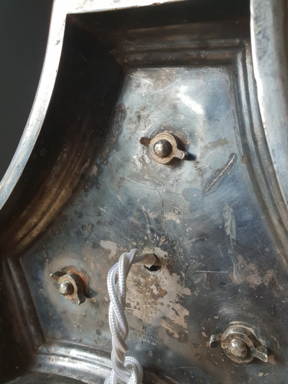 Walker & Hall Silver Plated Table Lamp, c1890 View IV
