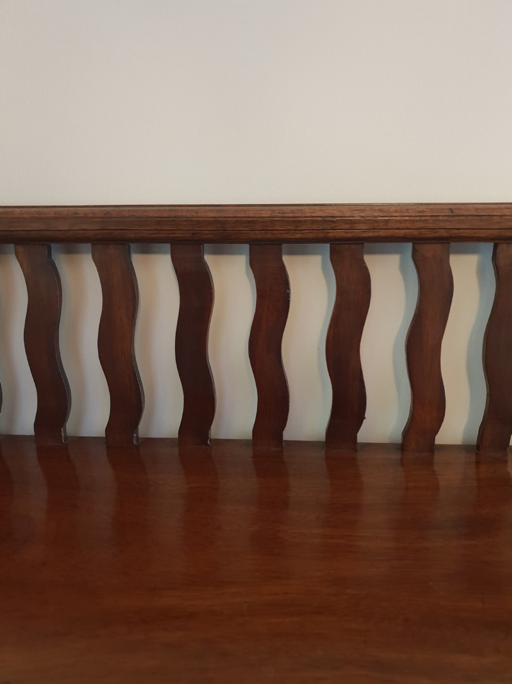 High Quality Mahogany Open Bookcase View V