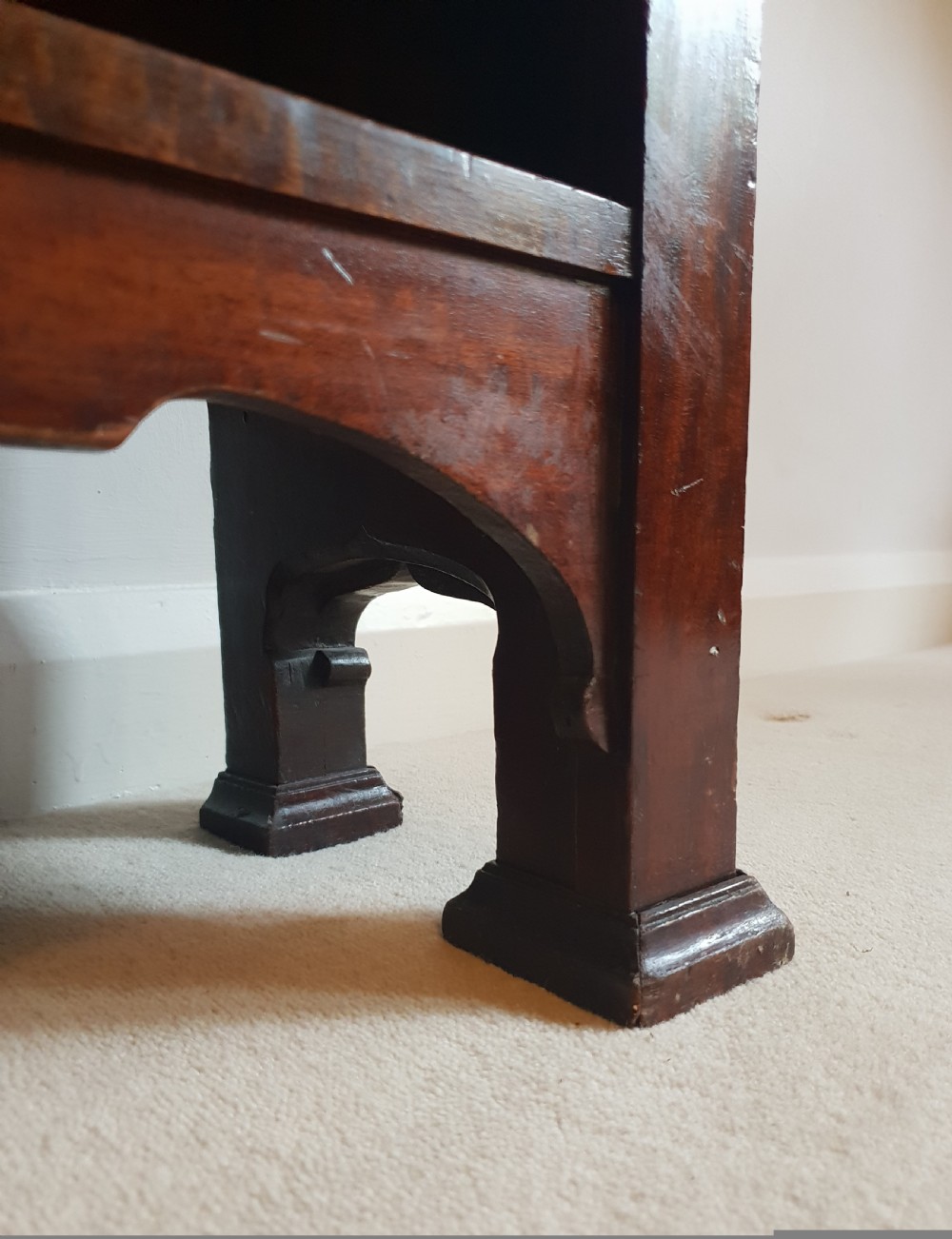 High Quality Mahogany Open Bookcase View VII