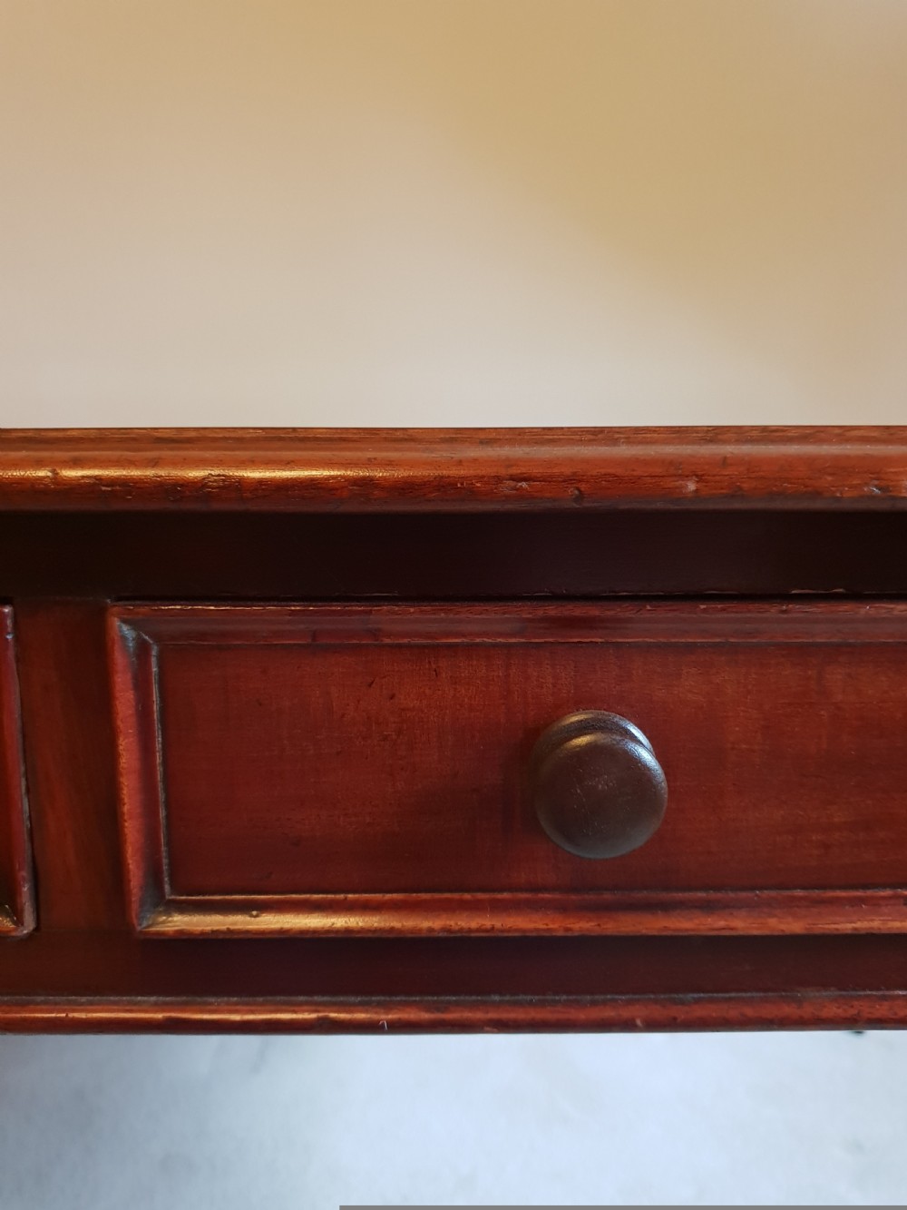 Mahogany Partners Desk with key View VII