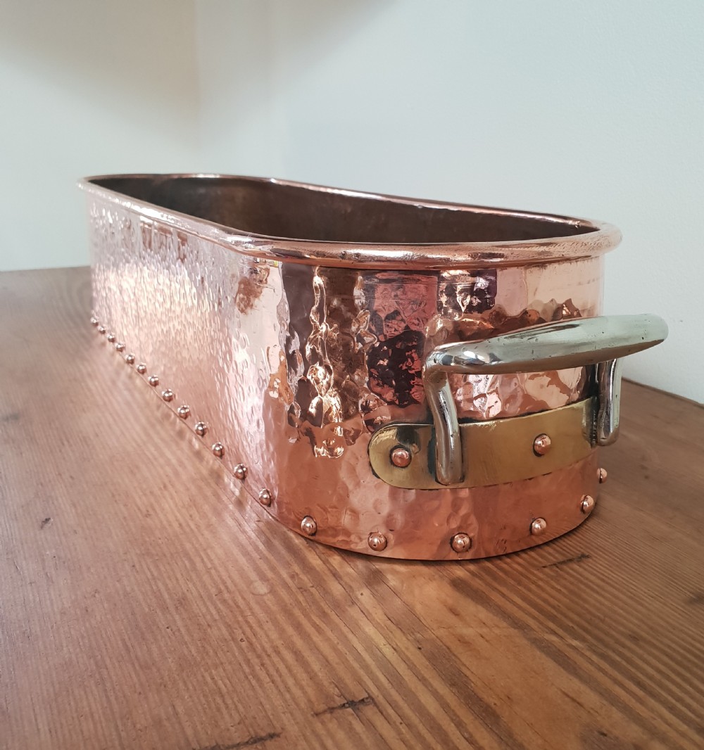 Copper Fish Kettle Window Cill Planter, c1880 View VII