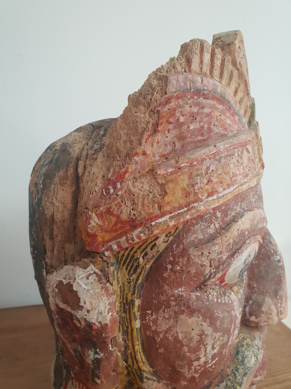 Early 19th Century Indian Buddhist Head Bust View VIII