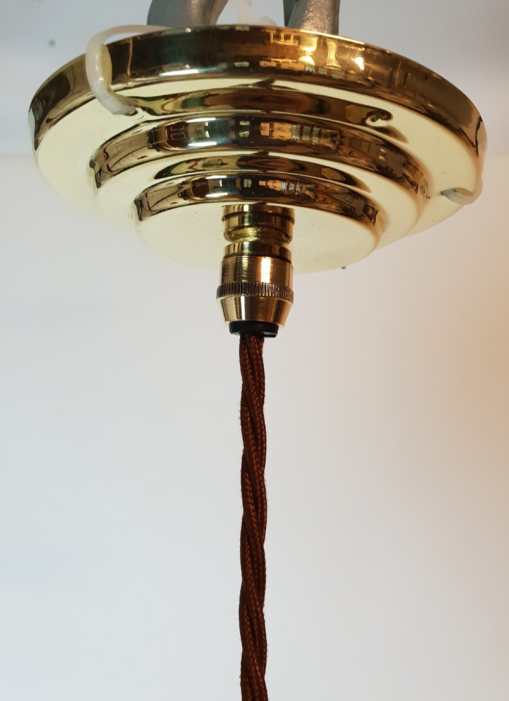 No 4 of 4, Holophane Pendant Ceiling Lights, Rewired  View VIII