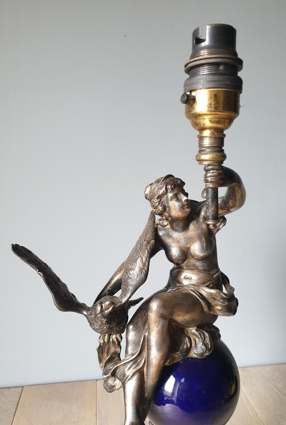 Continental Classical Figure Table Lamp, Rewired and PAT tested  View VI