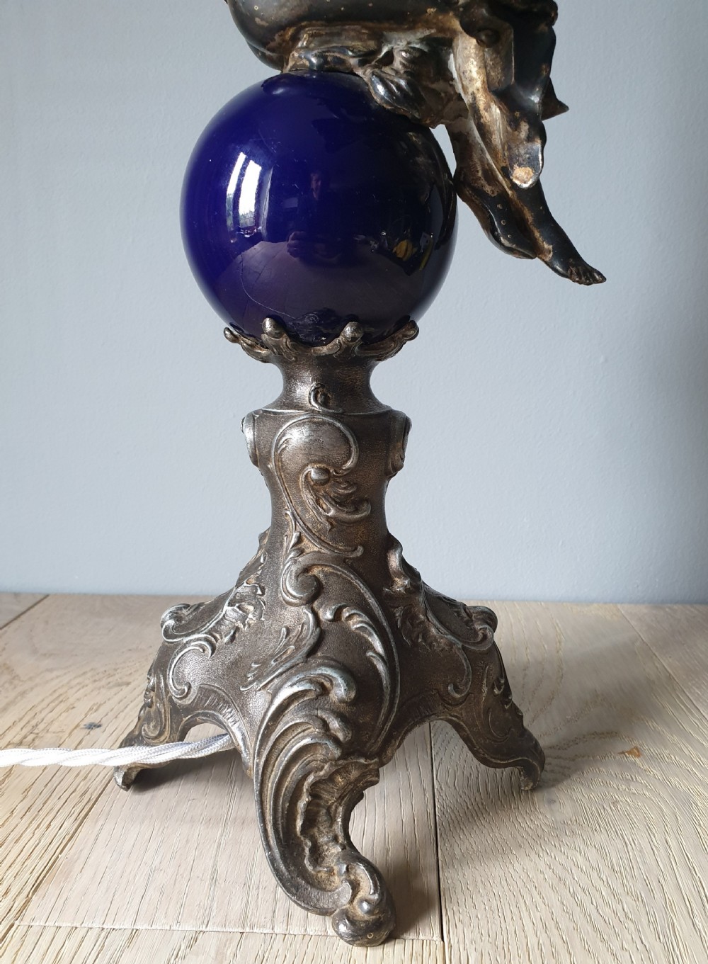 Continental Classical Figure Table Lamp, Rewired and PAT tested  View VIII