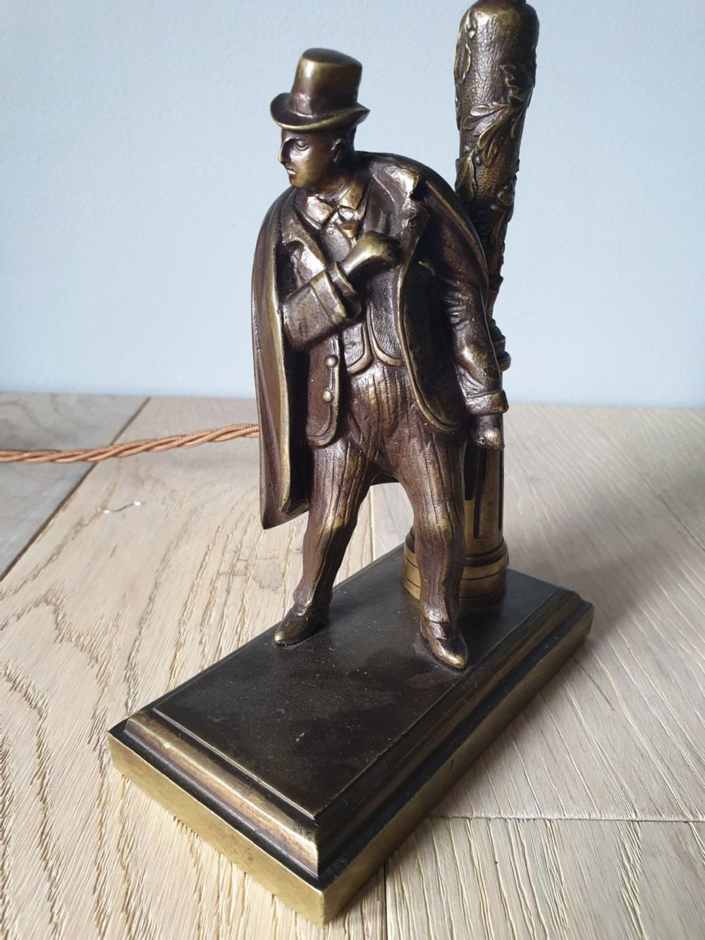 Hardy Brass Table Lamp, Rewired and PAT tested  View IV