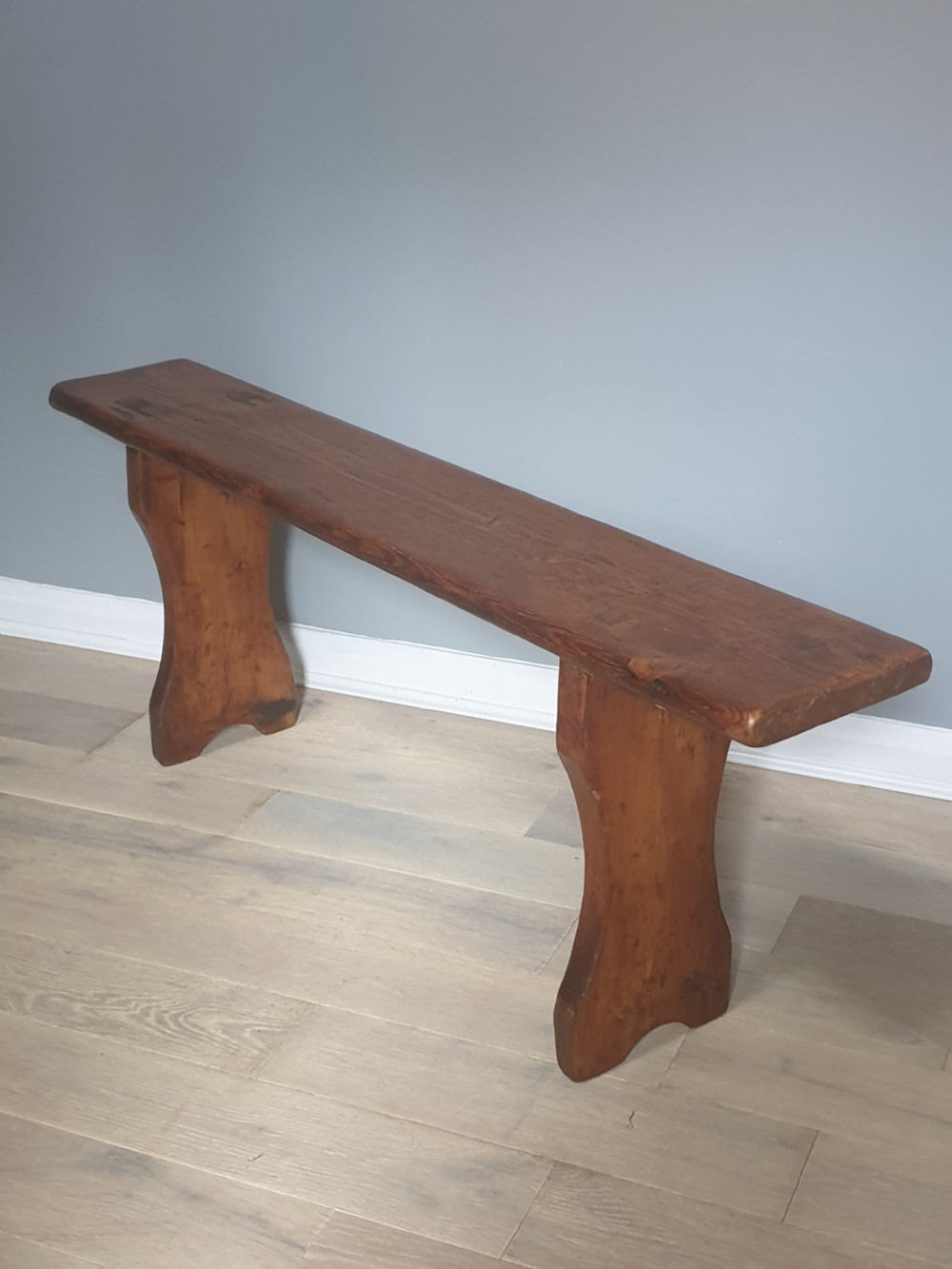Oak Church Pew from Unitanlan Church in Lye, c1900 View II