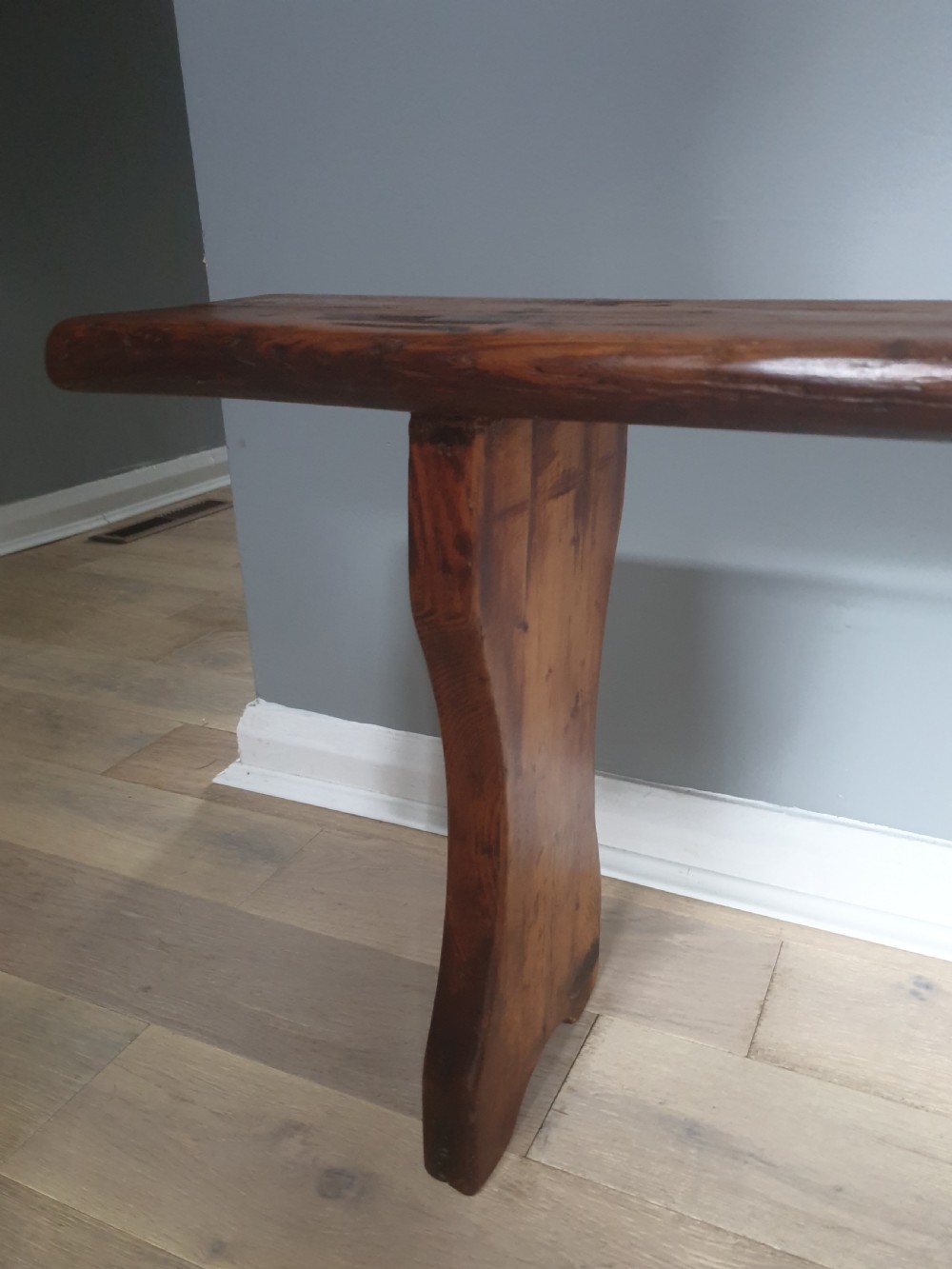 Oak Church Pew from Unitanlan Church in Lye, c1900 View V