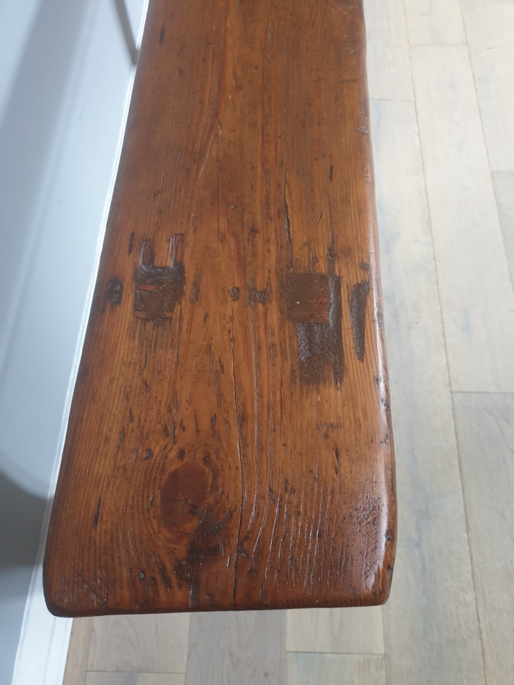 Oak Church Pew from Unitanlan Church in Lye, c1900 View VI