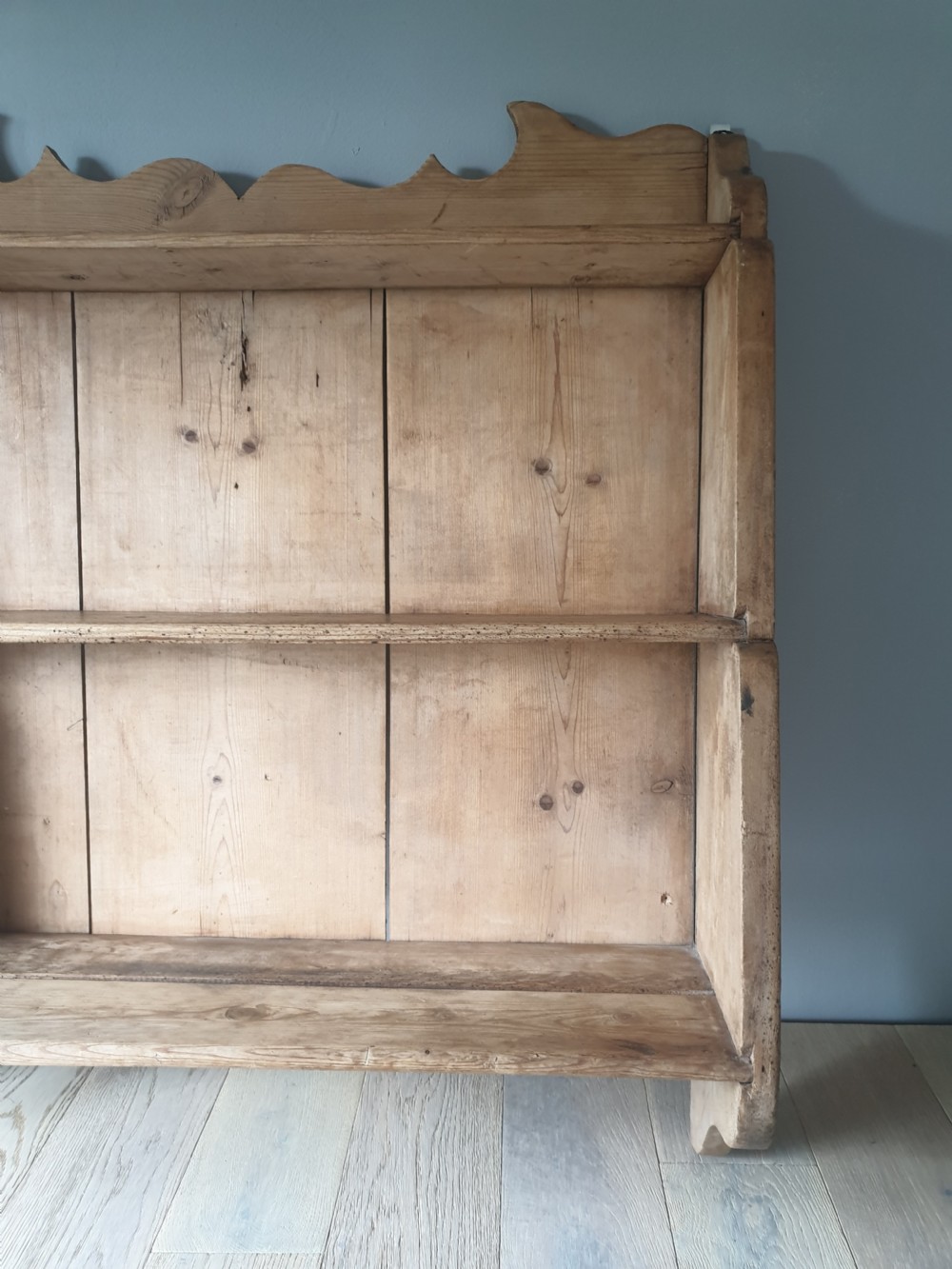 Victorian Farmhouse Kitchen Pine Shelves  View III