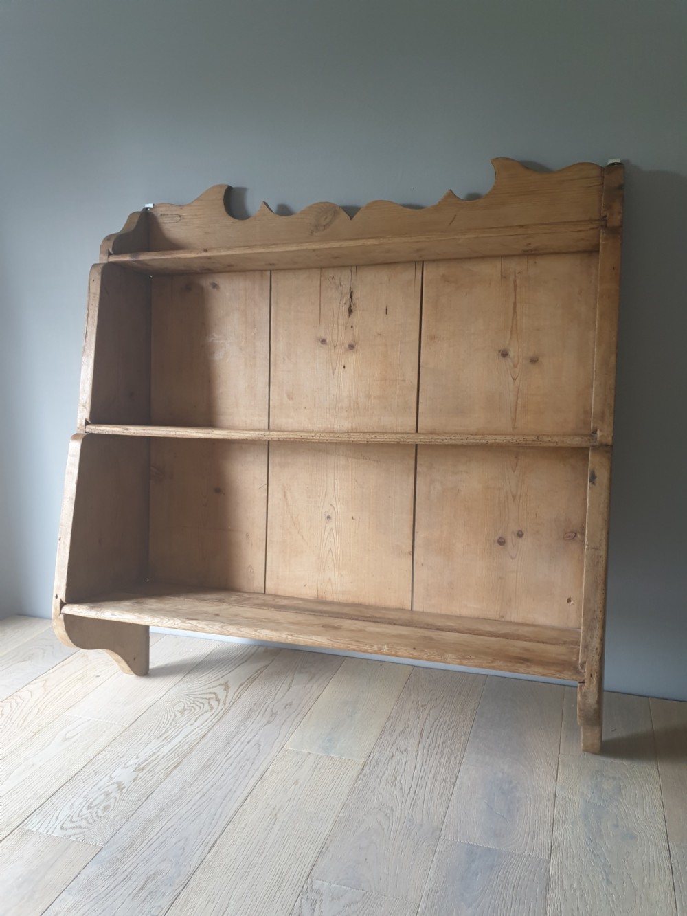 Victorian Farmhouse Kitchen Pine Shelves  View V
