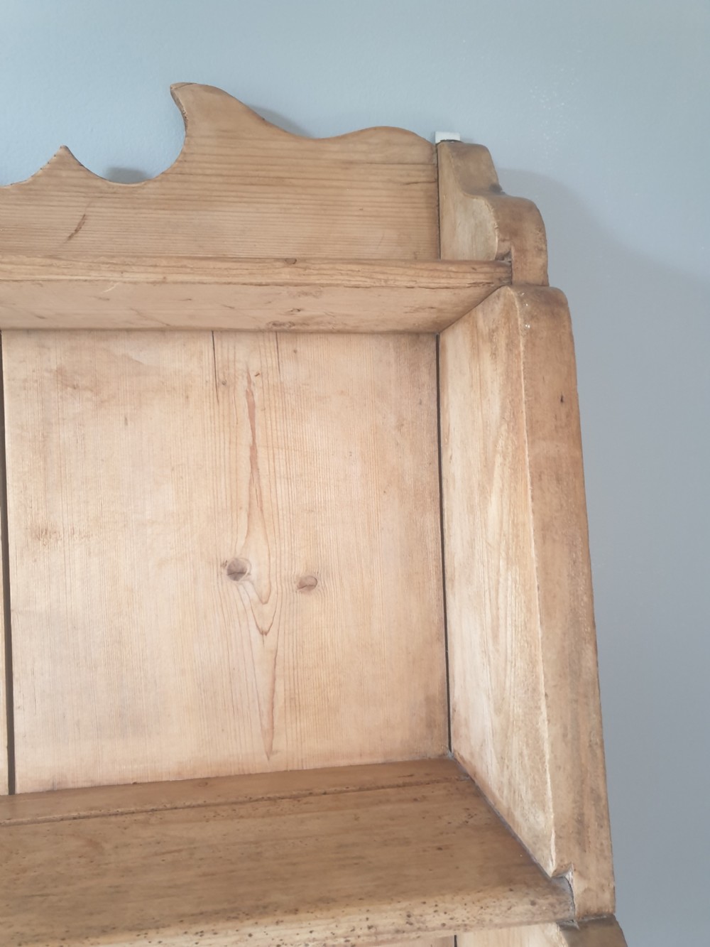 Victorian Farmhouse Kitchen Pine Shelves  View VII