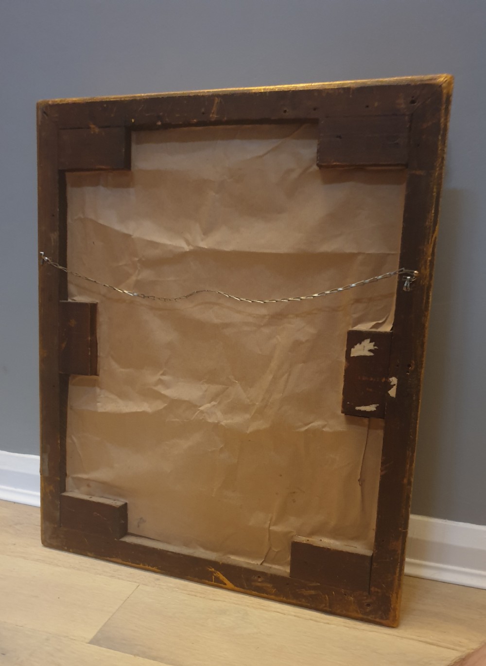 19th.C. Rococo Style Gilt Frame Wall Mirror C.1880. View V