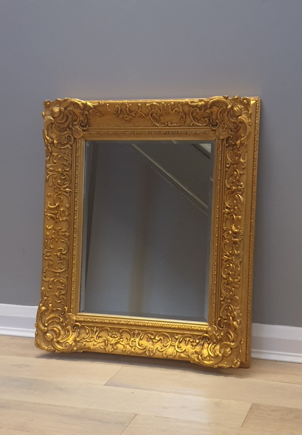 19th.C. Rococo Style Gilt Frame Wall Mirror C.1880. View XI
