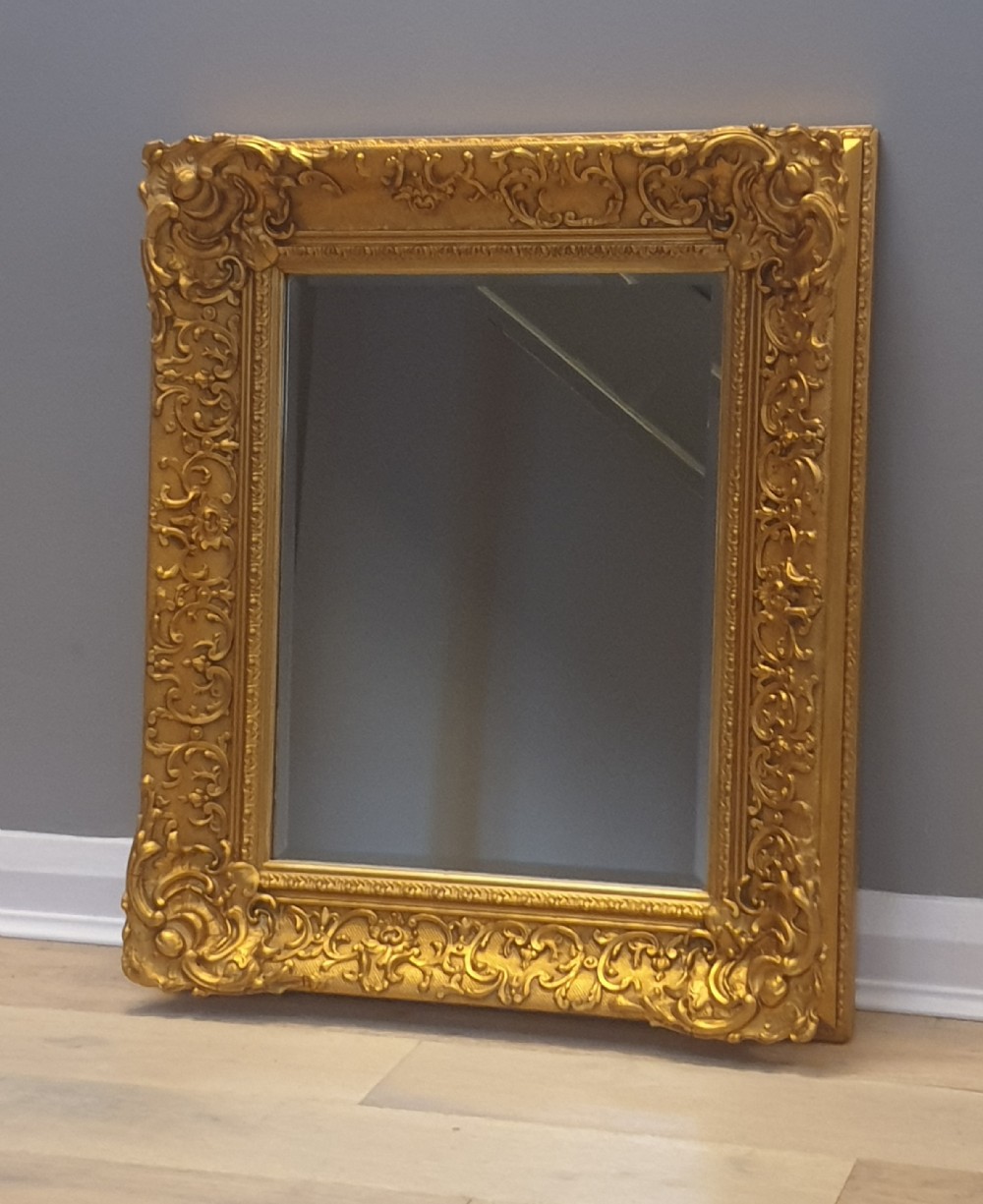 19th.C. Rococo Style Gilt Frame Wall Mirror C.1880.