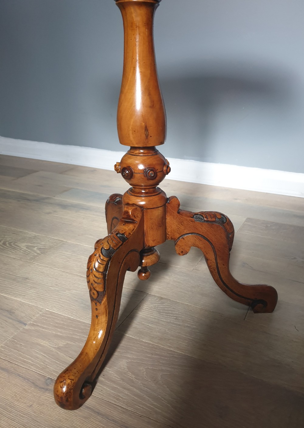 Victorian Walnut Tripod Table View II