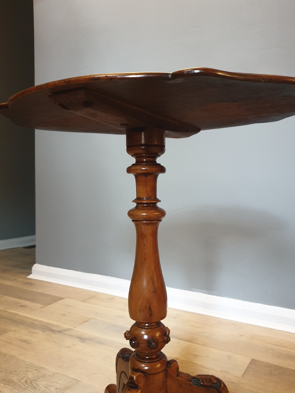 Victorian Walnut Tripod Table View VI