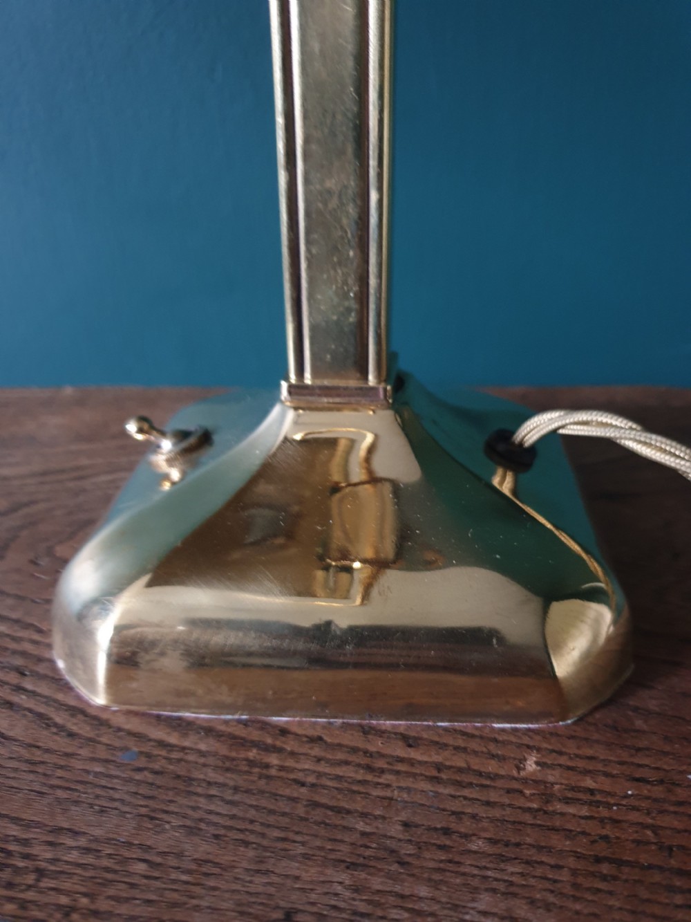 British Military Bankers Desk Lamp, Rewired and PAT tested  View III