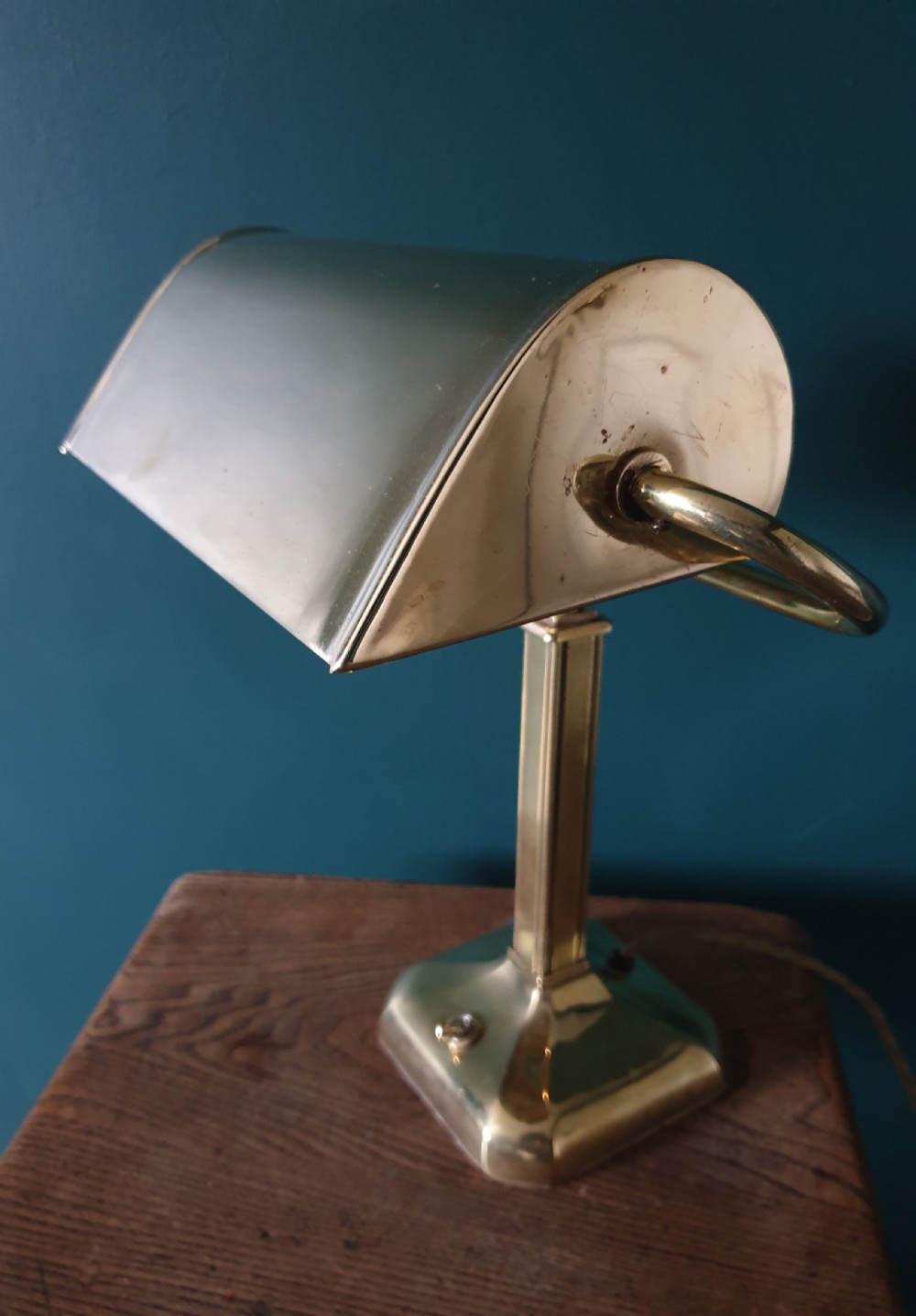 British Military Bankers Desk Lamp, Rewired and PAT tested  View VI