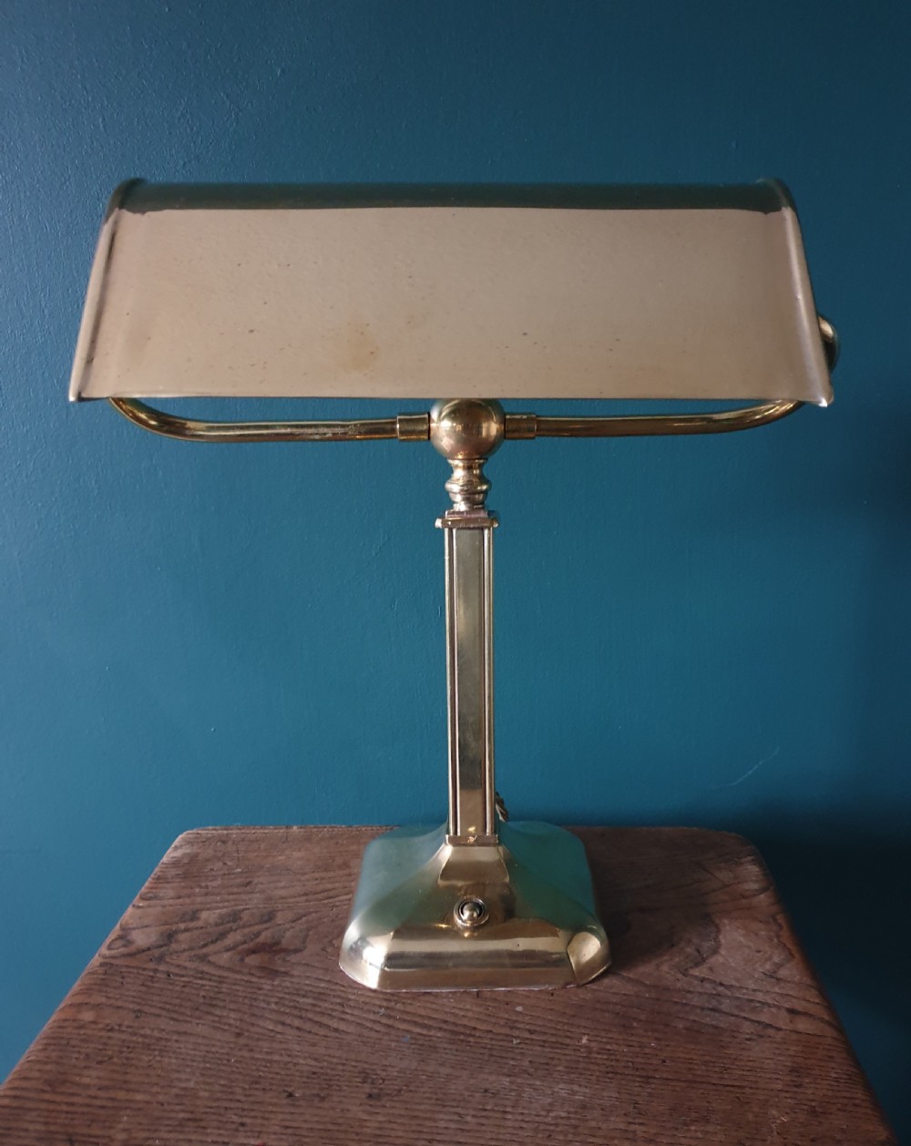 British Military Bankers Desk Lamp, Rewired and PAT tested  View VII