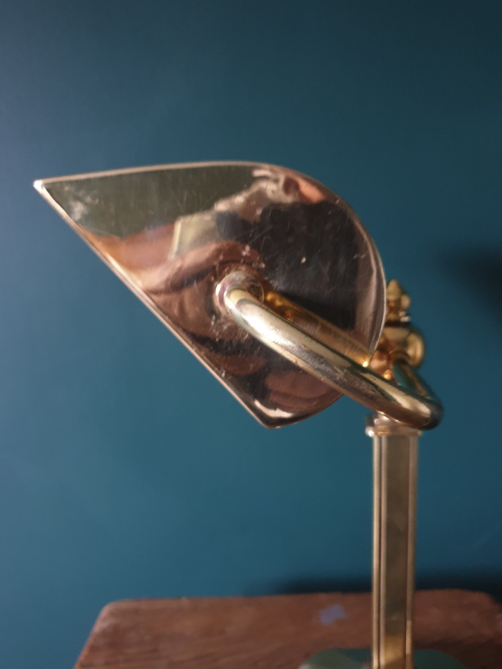 British Military Bankers Desk Lamp, Rewired and PAT tested  View XII