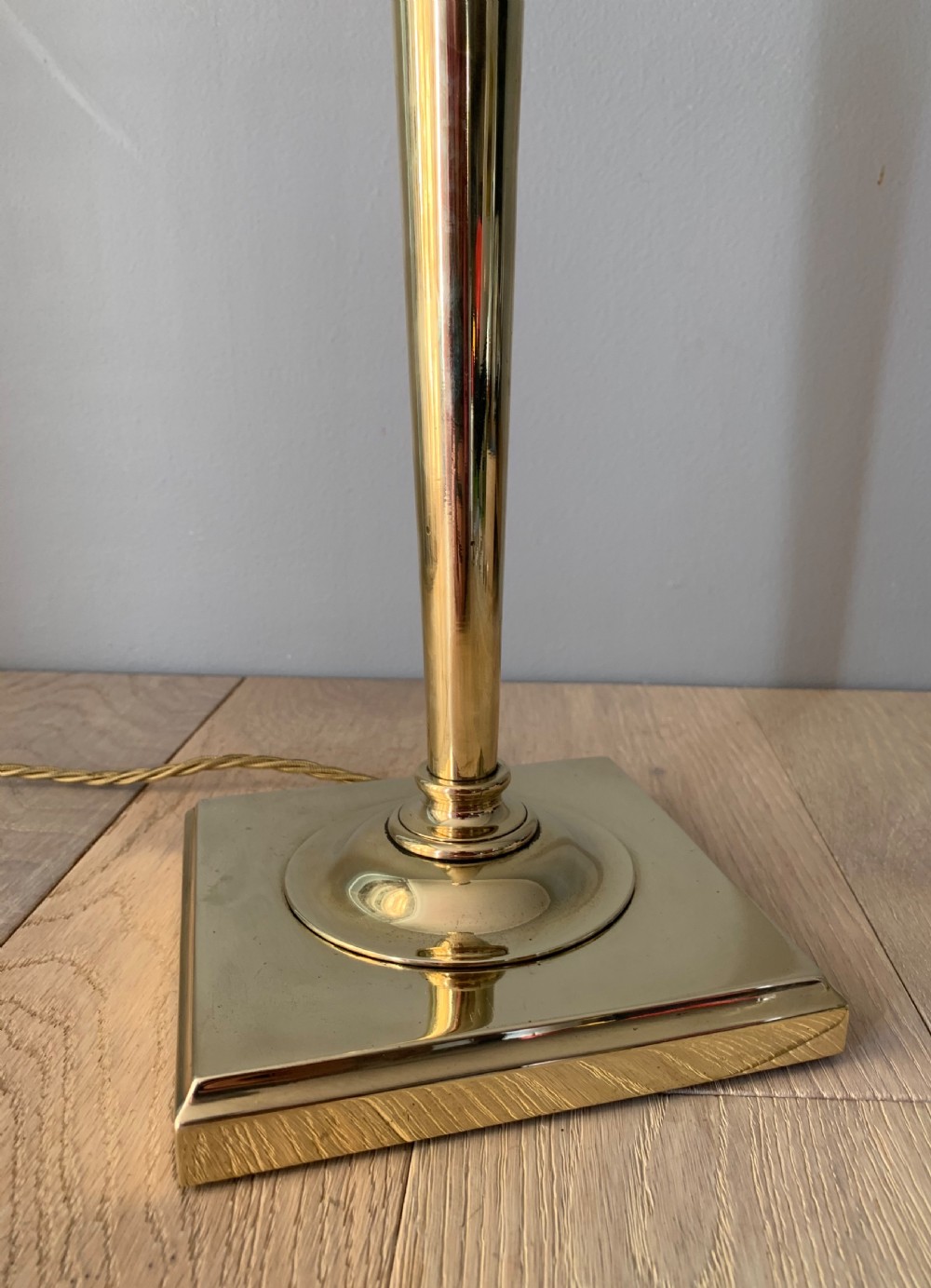 Faraday @ Sons, London, Brass Table Lamp. Rewired and Pat tested View IV