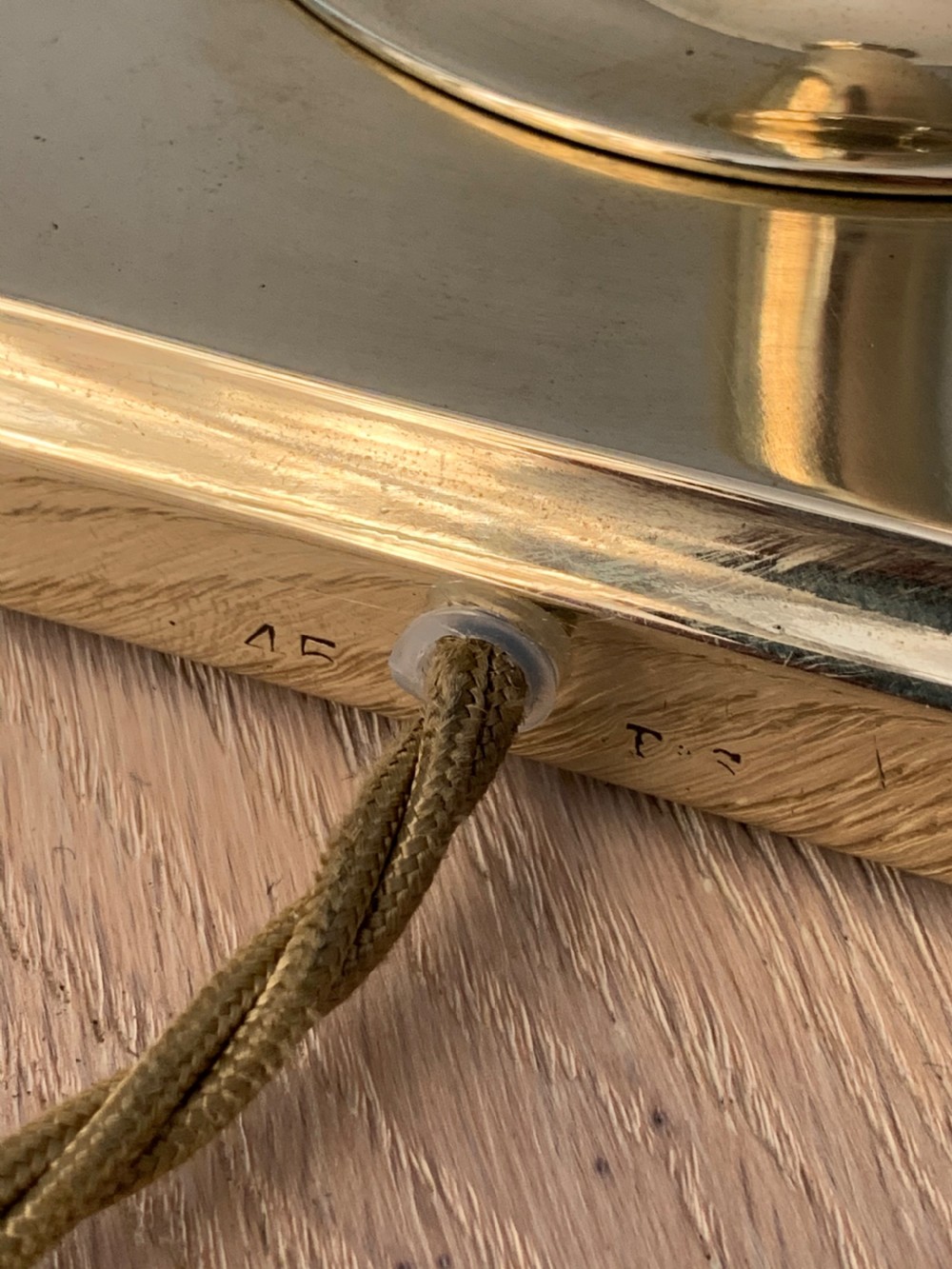 Faraday @ Sons, London, Brass Table Lamp. Rewired and Pat tested View VI