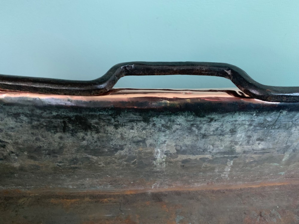 c1880 Antique Copper Fish Kettle View VIII