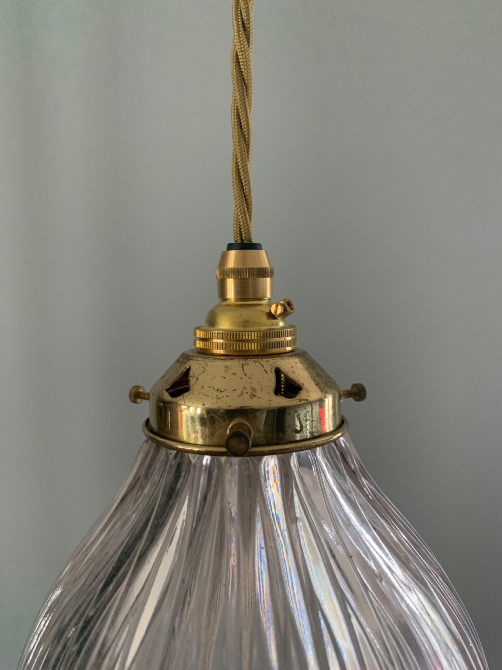 Holophane Ceiling Light, Rewired  View V