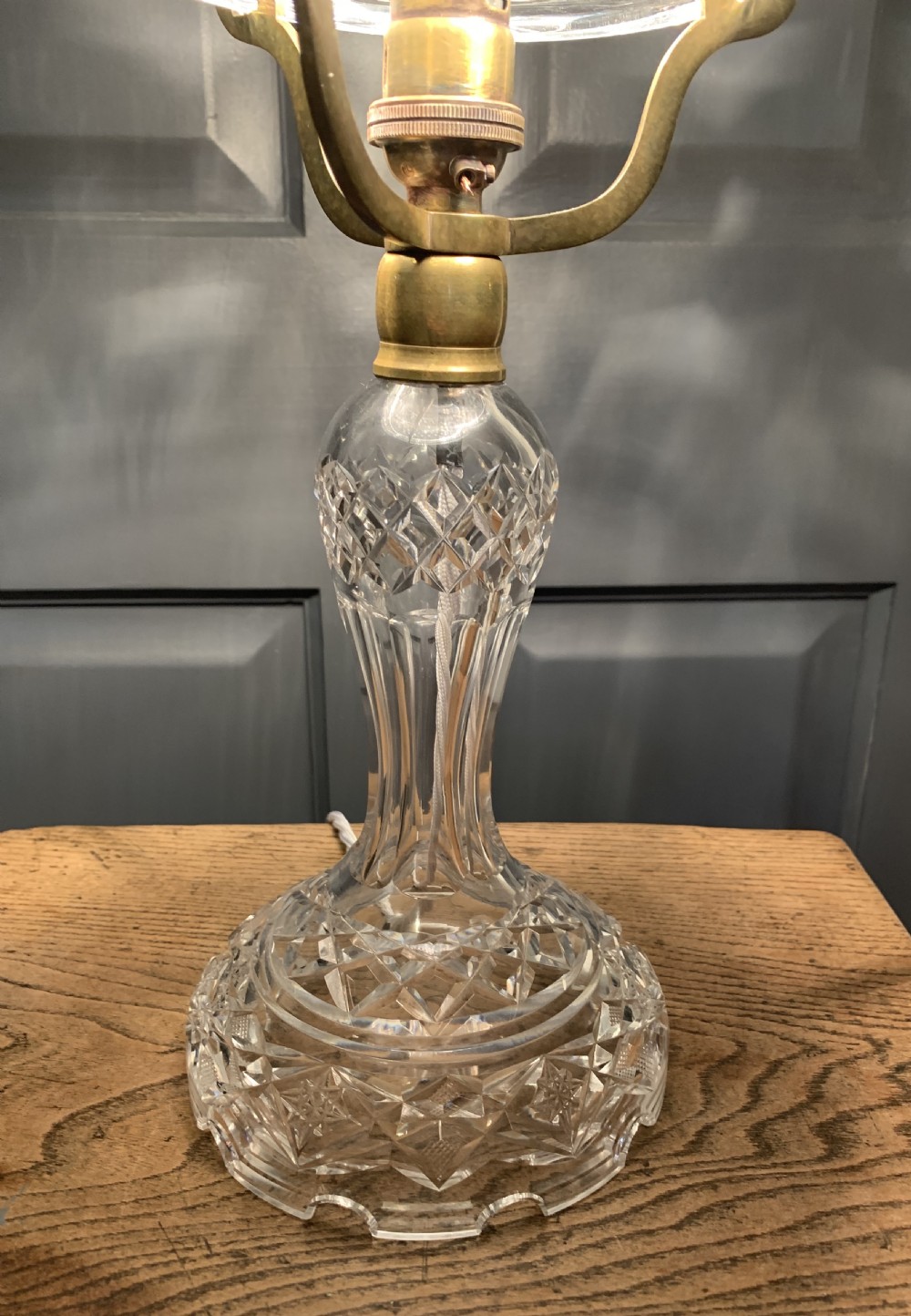 Crystal Mushroom Table Lamp, Rewired and Pat tested View XIII