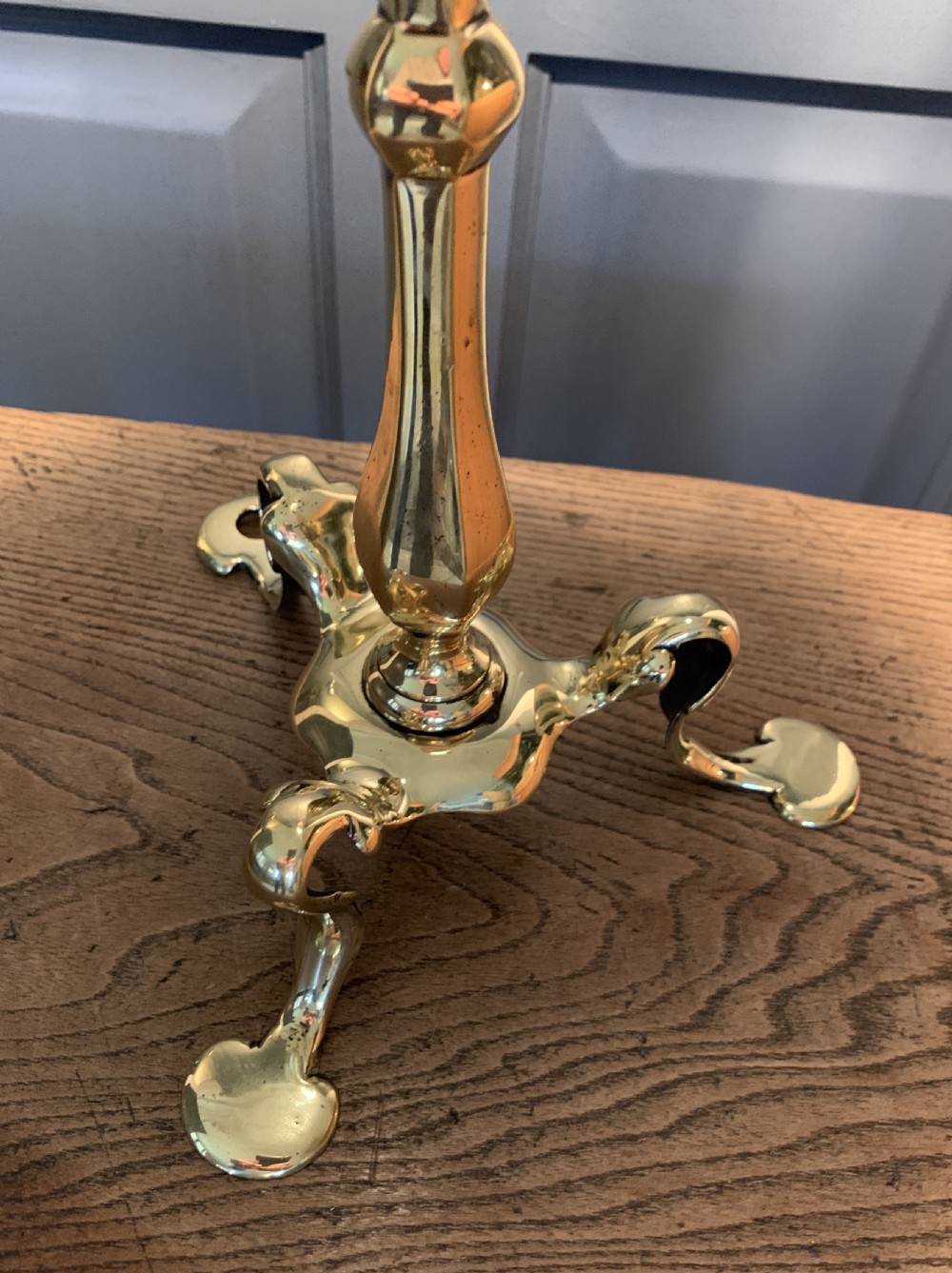 Brass Pullman Table Lamp Rewired and PAT tested  View VIII