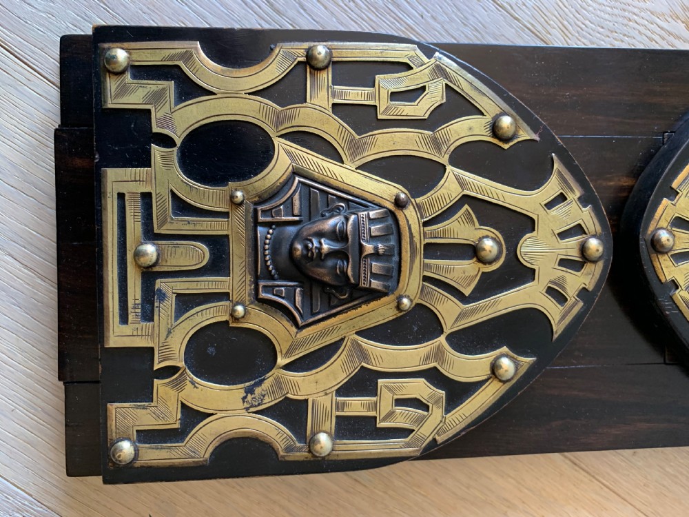 A Fine Victorian Coromandel & Brass Book Slide View V