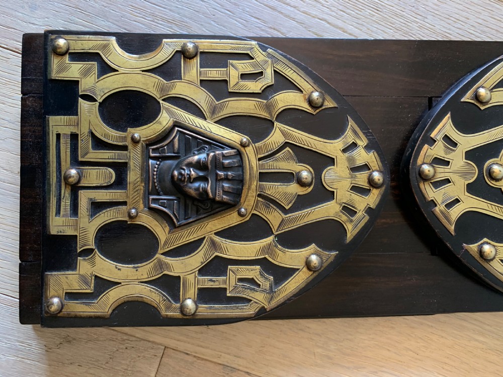 A Fine Victorian Coromandel & Brass Book Slide View VI