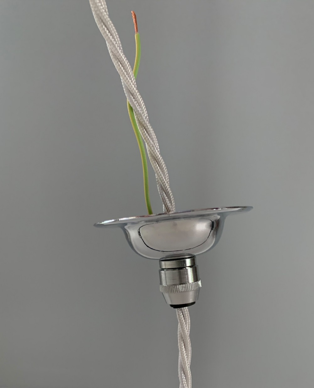 Art Deco Green Pendant Ceiling Light, Lamp, Shade, Rewired  View VIII