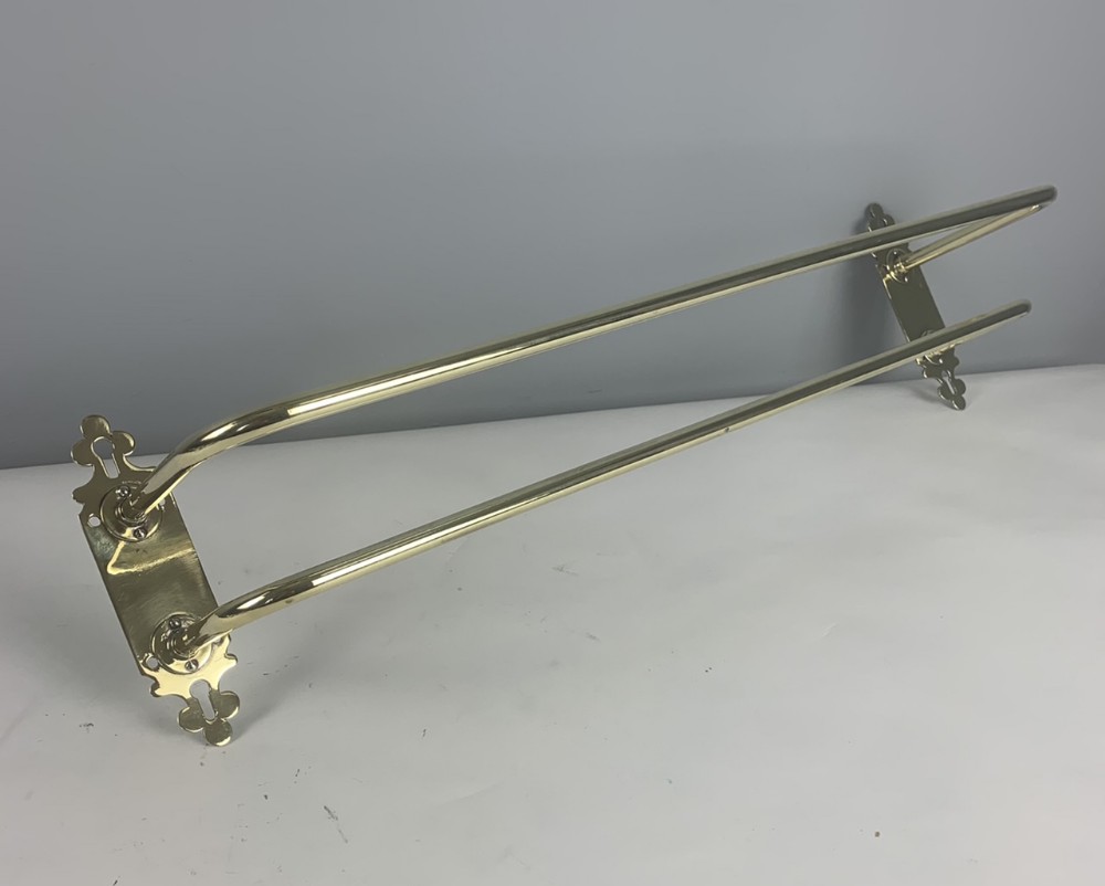French Brass Towel Rail, circa 1920