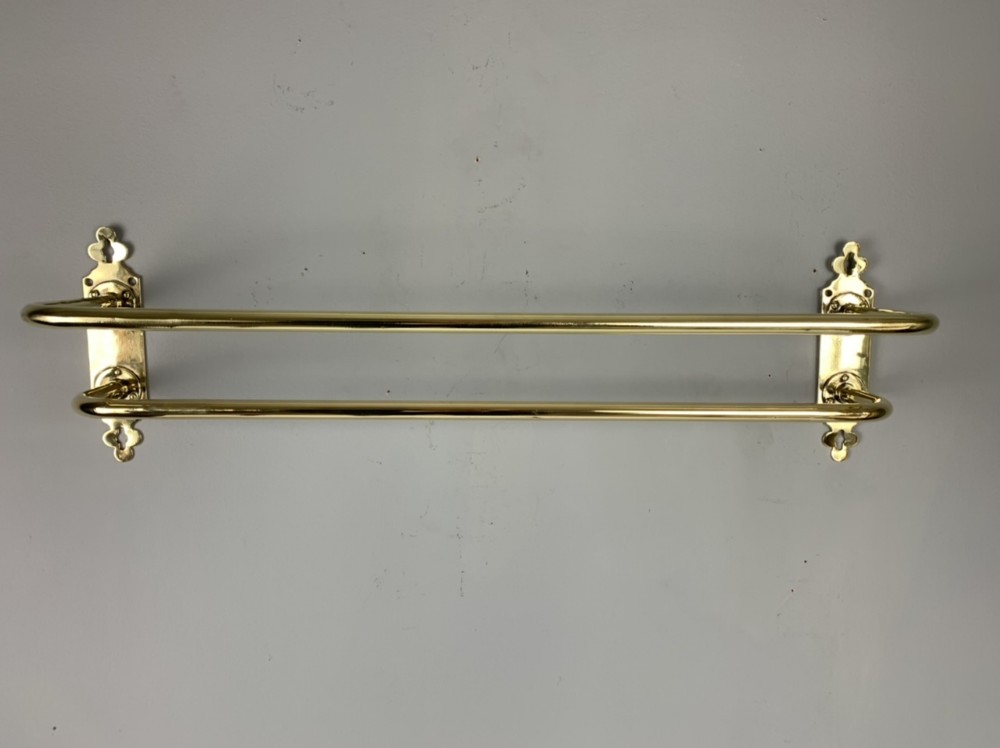 French Brass Towel Rail, circa 1920