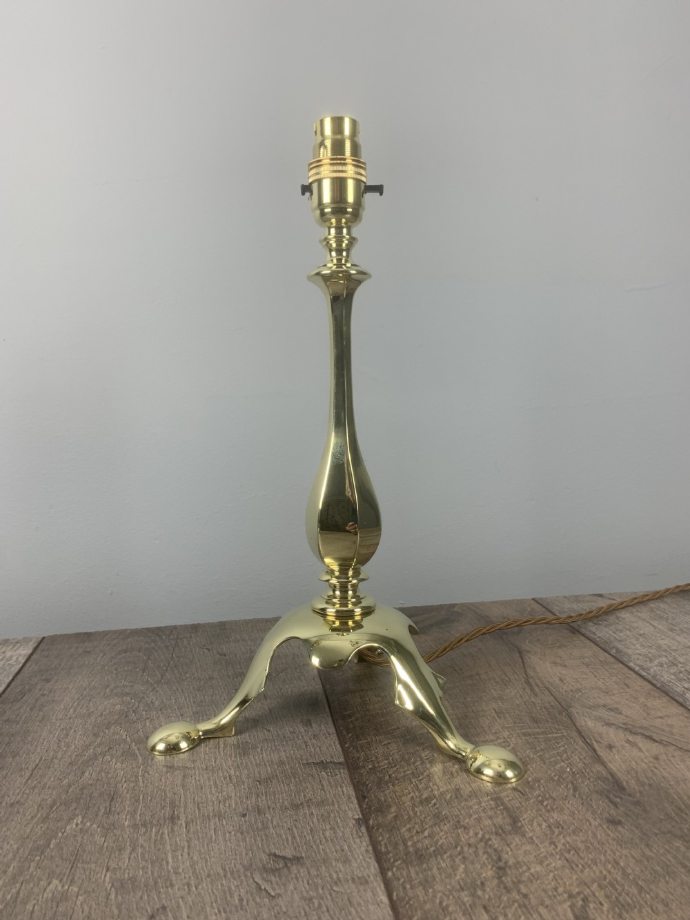 English GEC Brass Pullman Antique Table Lamp, Rewired and Pat tested 