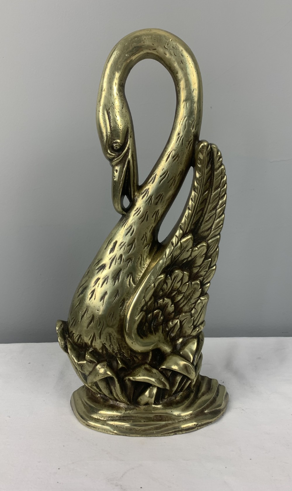 Victorian Swan Doorstop Door Stop Door Porter 