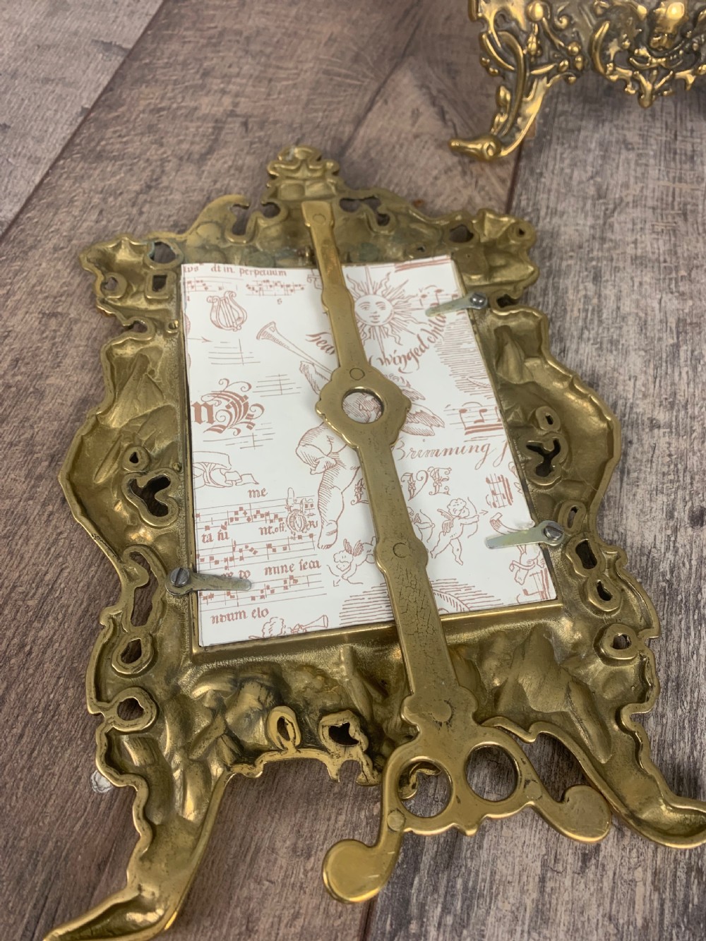 Pair of French Brass Picture Frames  View II